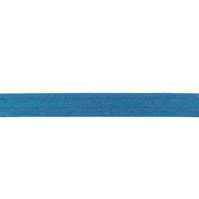 Lemovací pruženka v modré barvě s leskem široká 2cm 32247