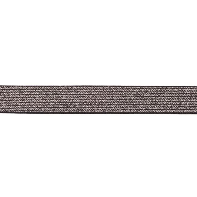 Ozdobná černá guma široká 2,5 cm 44262