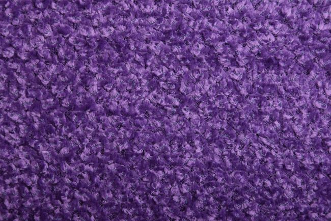 Žinylková pletenina ve fialové barvě FU9500-144D
