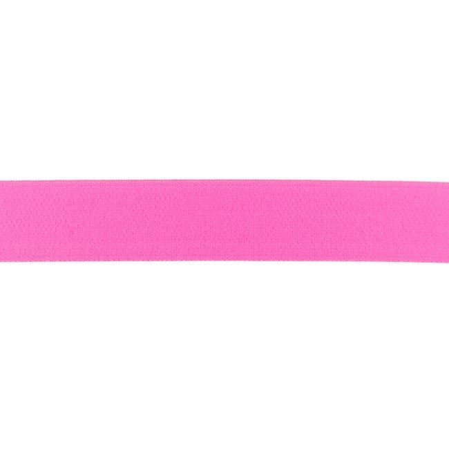 Ozdobná guma ve svítivě růžové barvě 2,5cm 32143