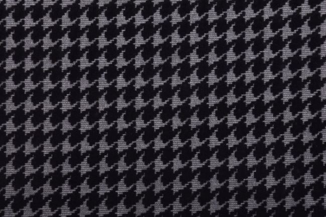 Punto di Roma v šedé barvě se semišovým vzorem kohoutí stopy 10370/067
