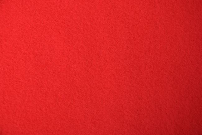 Bavlněný fleece s Oeko-Tex v červené barvě 10004/015