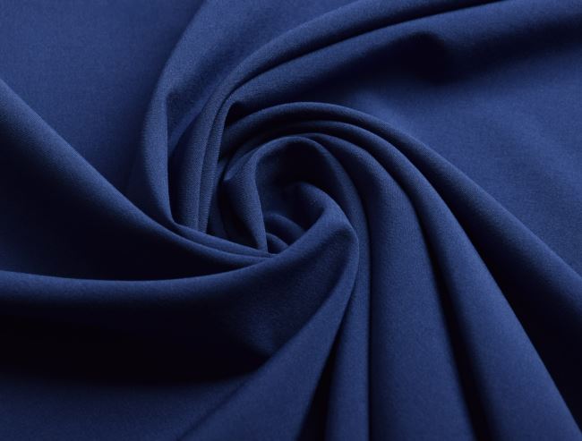 Látka na sportovní elastické kalhoty v modré barvě DEC0025