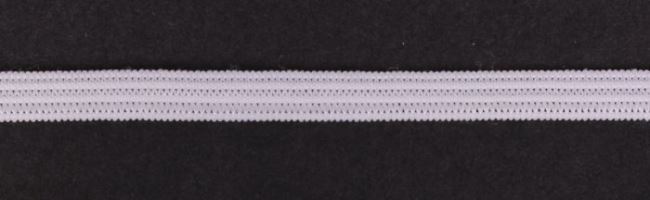 Bílá plochá gumička o šíři 4mm BGP04