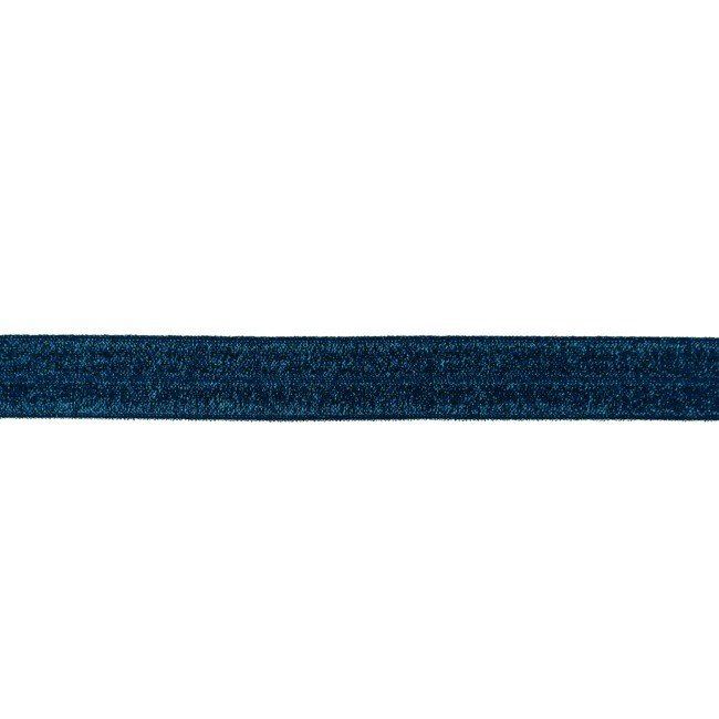 Lemovací pruženka v tmavě modré barvě s leskem široká 2cm 32249