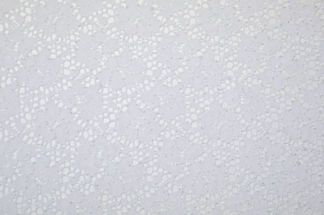 Krajka v bílé barvě s motivem květin 125.982/0040