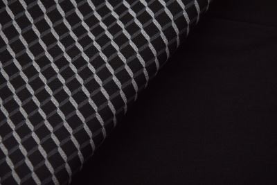 Vzorovaný úplet Punto di Prada v černé barvě s ozdobným potiskem DS-GL18 (5)