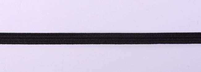 Černá prádlová guma 6mm široká I-EL0-88006-332