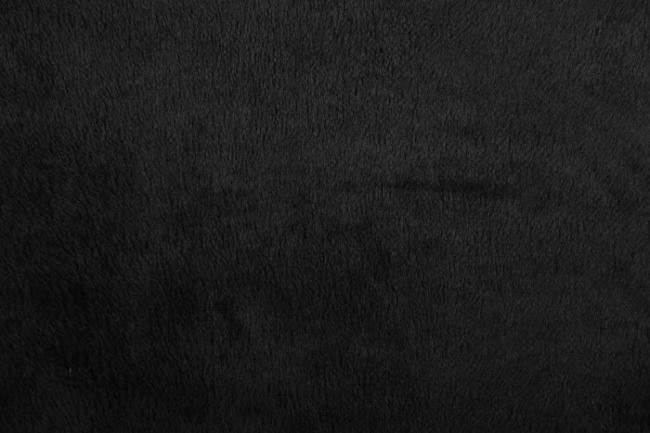 Fleece s chlupem v černé barvě 10155/069