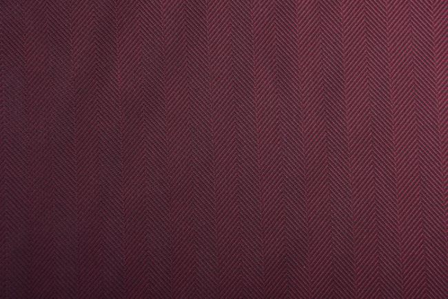Podšívka polyesterová ve vínové barvě s tkaným vzorem pruhů PD176