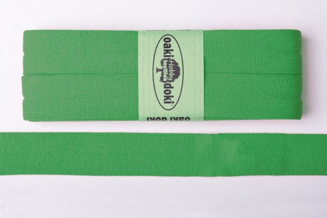 Viskózový lemovací proužek v zelené barvě - 3 m 3DOKI451