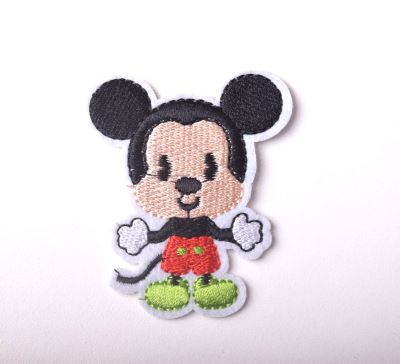 Nažehlovací nášivka ve tvaru myšáka Mickey Mouse TH369