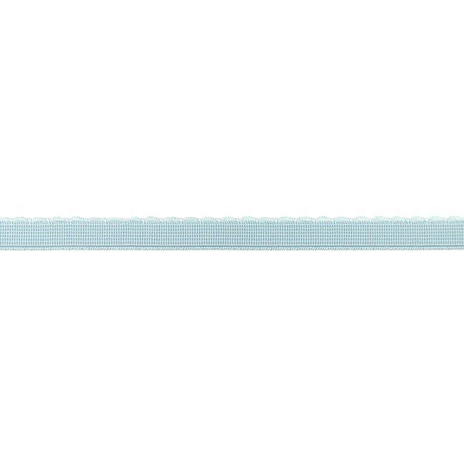 Lemovací pruženka s krajkou ve světle modré barvě 33102