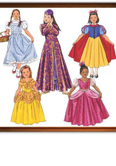 Střih Butterick na karnevalové oblečení ve vel. 92-116 B4320-Child