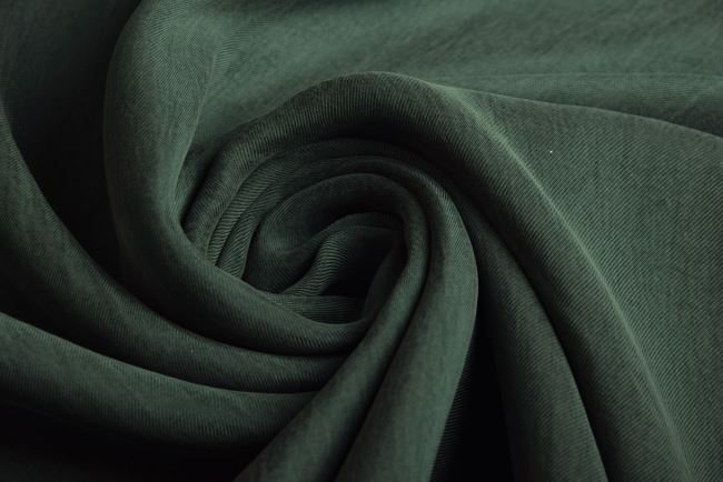 Cupro s příměsí bavlny v zelené barvě QT007