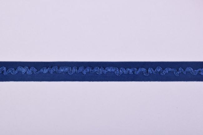Lemovací pruženka tmavě modré barvy o šířce 1,7 cm 41669
