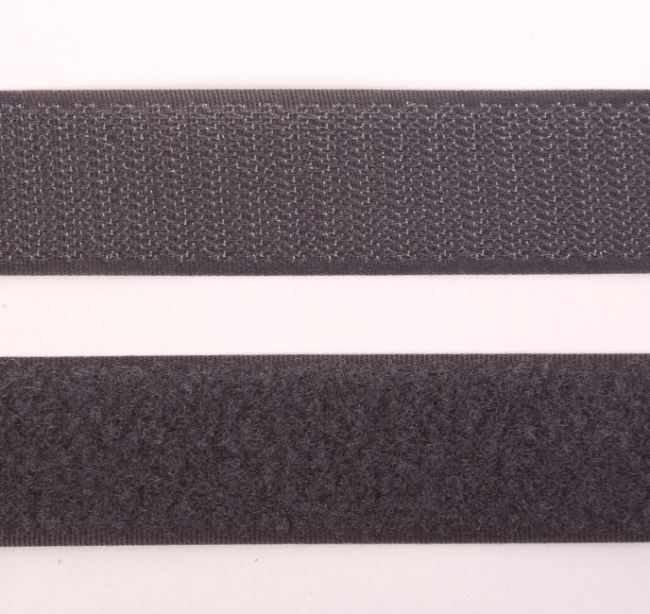 Suchý zip 30 mm v tmavě šedé barvě I-TR0-30-312