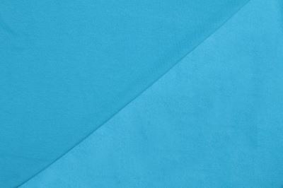 Teplákovina počesaná tyrkysová 05650/004 Teplákovina počesaná tyrkysová 05650/004