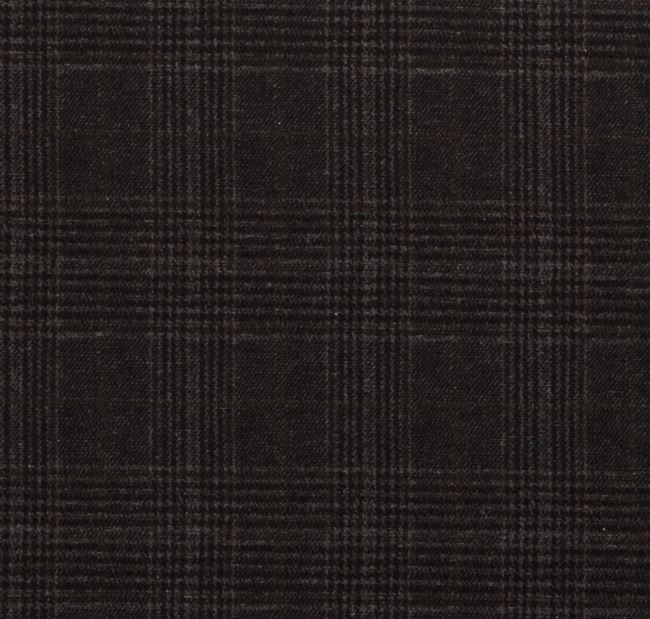 Punto di Roma v černé barvě se vzorem kostky a kohoutí stopy 18202/027