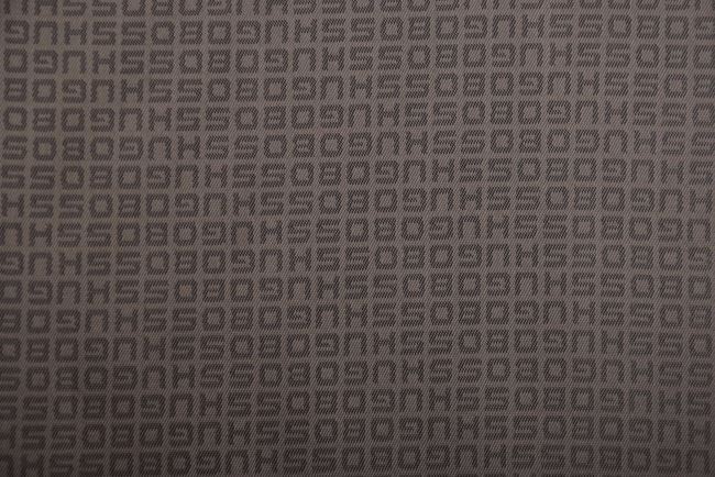 Podšívka polyesterová s tkaným slovem HUGO PL18