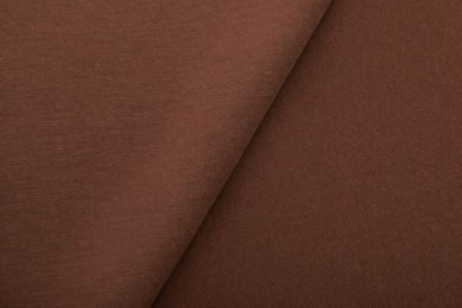 Máslová teplákovina v hnědé barvě SMT-PL24472/5