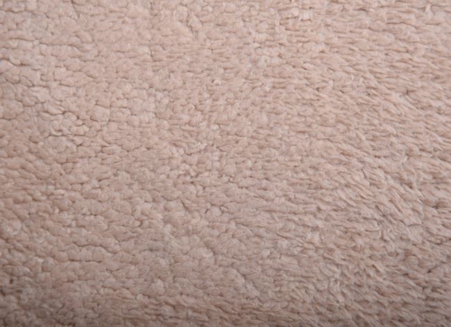 Fleece s chlupem v béžové barvě FU9500-865D