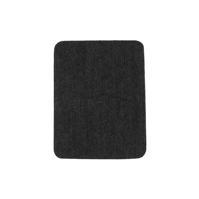 Nažehlovací riflová záplata v černé barvě 9,5x12,5 cm 33144