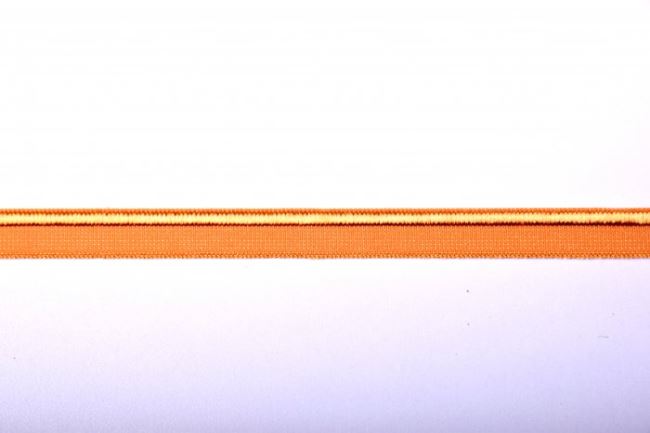 Lemovací pruženka v hořčičné barvě o šířce 1 cm 43612