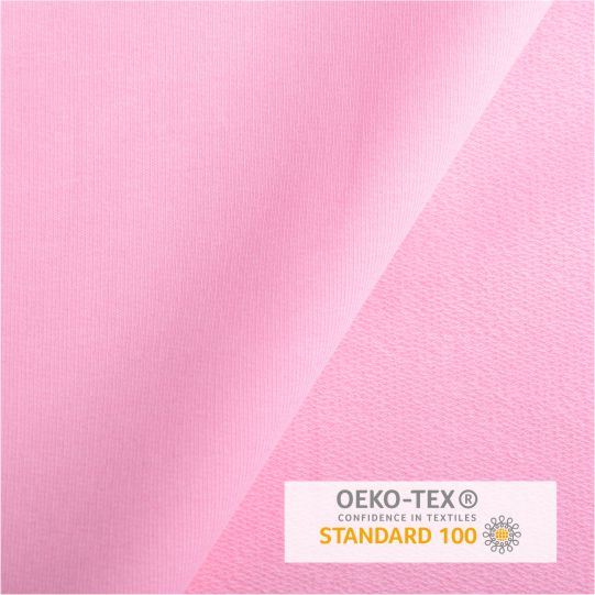 Teplákovina French Terry v jasně růžové barvě RS0196/012D