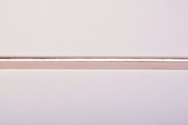 Lemovací pruženka v béžové barvě o šířce 1 cm 43629