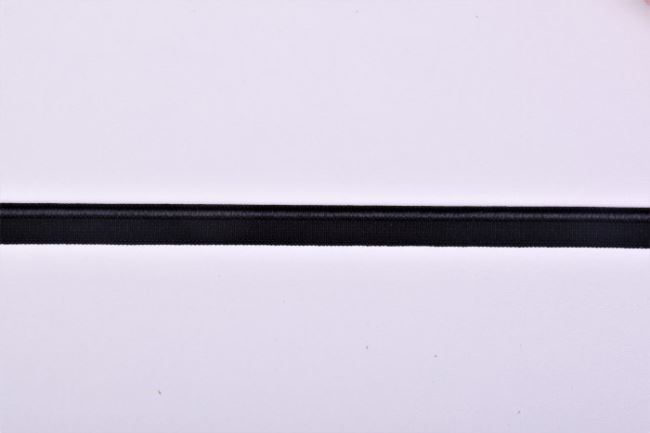 Lemovací pruženka v černé barvě o šířce 1 cm 43602