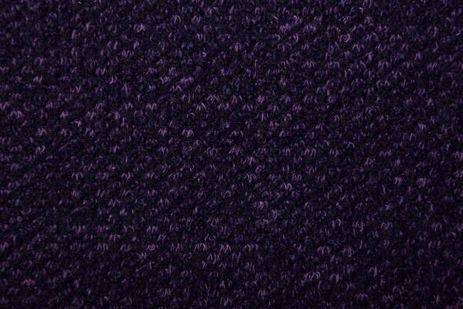 Pletenina ve fialové barvě Q22022-047D