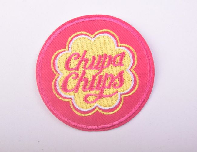 Nažehlovací nášivka s nápisem Chupa Chups TH373