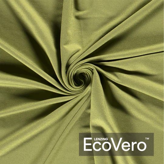 Viskózová teplákovina Eco Vero v limetkově zelené barvě 18501/023