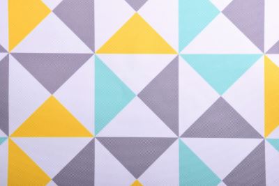 Lehátkovina šíře 150 cm s potiskem geometrických tvarů  LH07 (2)