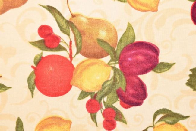 Americká bavlna na patchwork s ovocem 199PYOPM/76