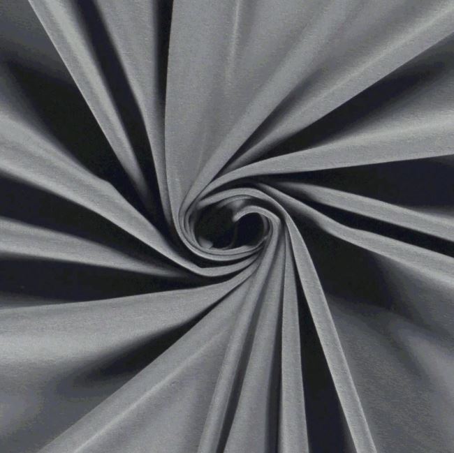 Bavlněný úplet v šedé barvě 186346