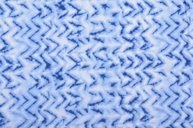 Americká bavlna na patchwork z kolekce Nuno s batikovaným vzorem cik-cak 48044-13