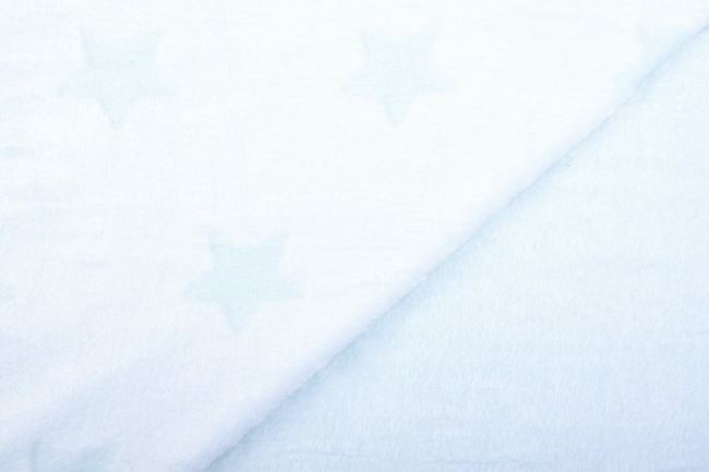 Wellness fleece v mentolové barvě s hvězdičkami 10653/022