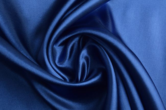 Satén v barvě královská modř 0141/655
