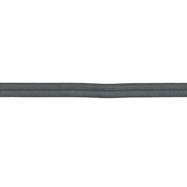 Lemovací gumička v tmavě šedé barvě 1,5 cm široká 11339