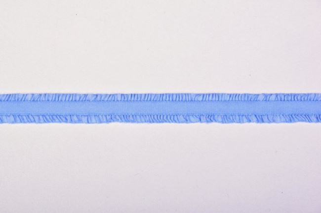 Lemovací pruženka s kanýrkem ve světle modré barvě o šířce 1,2 cm 43506