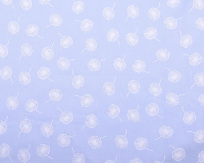 Bavlněná halenkovina ve světle modré barvě s květy 04660/003