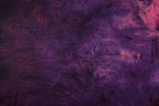 Pletenina s fialovým batikovaným vzorem 9420/800