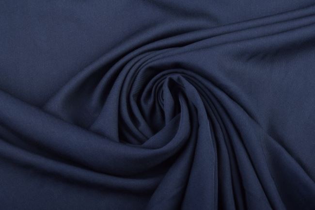 Přírodní látka Modal v tmavě modré barvě 131.170/5026