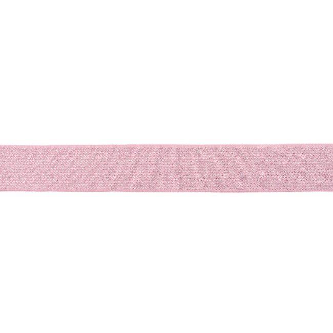 Lemovací pruženka v růžové barvě s leskem 2cm 32264
