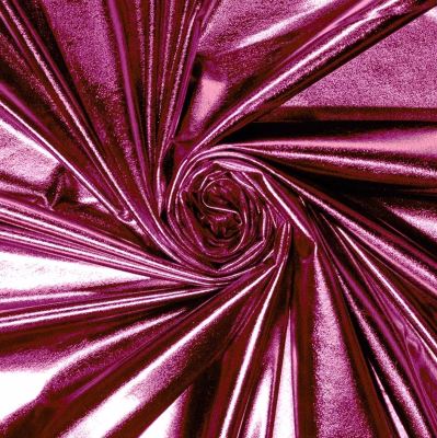 Lamé pletenina ve fuchsiové barvě 09746/117