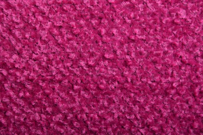 Žinylková pletenina v sytě růžové barvě FU9500-145D