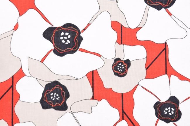 Americká bavlna na patchwork s velkými květy 199PYOPM/129