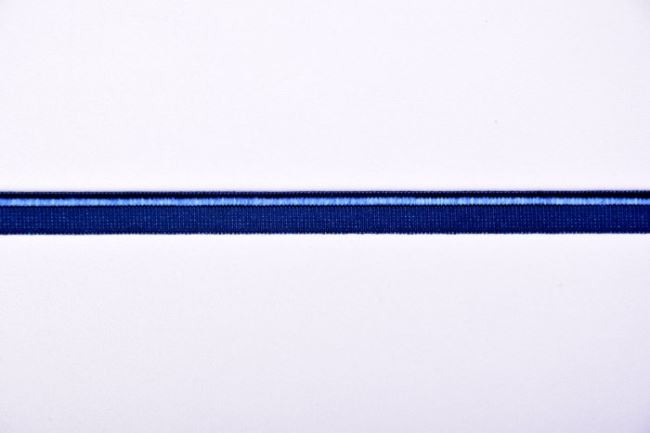 Lemovací pruženka v modré barvě o šířce 1 cm 43610